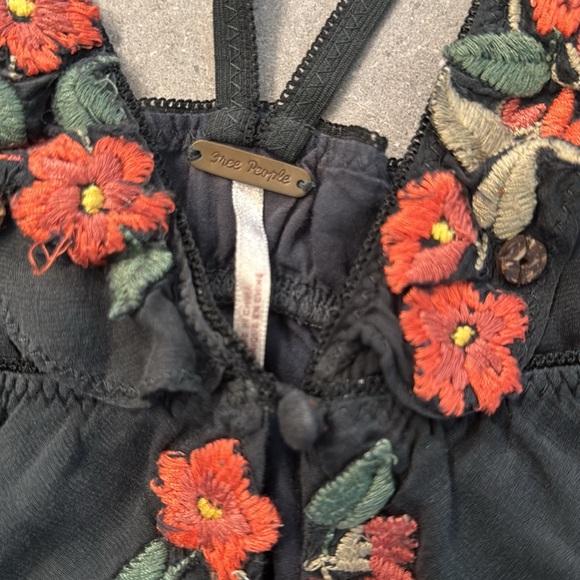 Free People Floral Spaghetti Strap Tank Top - Picture 2 of 2